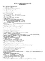 ĐỀ LUYỆN THI ĐẠI HỌC VÀ CAO ĐẲNG - Practice Test 17 docx