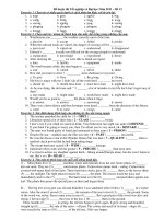 Đề luyện thi Tốt nghiệp và Đại học Năm 2011 – Đề 12 docx