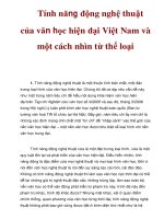 Tính năng động nghệ thuật của văn học hiện đại Việt Nam và một cách nhìn từ thể loại ppsx