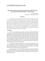 Báo cáo nghiên cứu khoa học: 