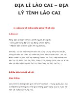 địa lí Lào Cai potx