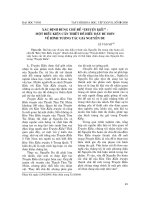 Báo cáo nghiên cứu khoa học: 