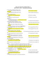 ĐỀ LUYỆN THI TỐT NGHIỆP THPT MÔN TIẾNG ANH 12 - ĐỀ SỐ 13 docx