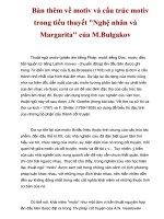 Bàn thêm về motiv và cấu trúc motiv trong tiểu thuyết pot