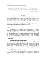 Báo cáo nghiên cứu khoa học: 