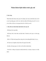 Thăm khám bệnh nhân trước gây mê pptx