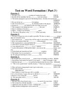 Test on Word Formation ( Part 3 ) pptx