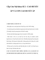 CAO HUYẾT ÁP VÀ CƠN CAO HUYẾT ÁP docx