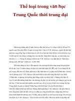 Thể loại trong văn học Trung Quốc thời trung đại pot