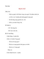 Giáo án lớp 4 môn Ngữ pháp TRẠNG NGỮ ppsx