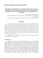 Báo cáo nghiên cứu khoa học: 