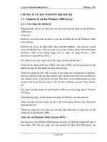 Giáo trình quản lý mạng - Phần 4 Quản trị mạng Windowns 2000 - Chương 2 pot