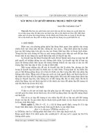 Báo cáo nghiên cứu khoa học: 