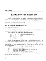 Giáo trình kỹ thuật số - Phần 2 Mạch tổng hợp - Chương 5 pptx