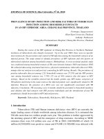 Báo cáo nghiên cứu khoa học: 