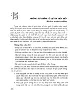 Quản lý dự án phần mềm - Chương 15 pptx