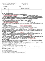 Kiểm tra 45 phút Môn: Vật Lí - Trường PTTH Lê Văn Linh doc