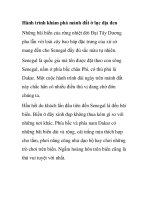 Hành trình khám phá mảnh đất ở lục địa đen doc