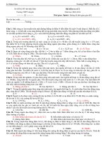 Bài kiểm tra số 2 Năm học 2010_2011 docx