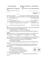 ĐỀ KIỂM TRA HỌC KỲ I NĂM HỌC 2010 - 2011 - Mã đề: 517 pptx