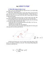 NGUYÊN LÝ CẮT - HỌC TRÌNH 2 TIỆN - CẮT REN - BÀO (XỌC) GIA CÔNG LỖ - BÀI 3 doc