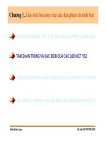 Di truyền học phân tử và tế bào : Liên kết hóa học của các đại phân tử sinh học part 4 doc