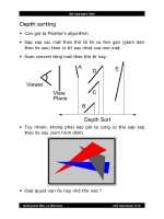 Bài giảng đồ họa : KHỬ MẶT KHUẤT HIDDEN SURFACE REMOVAL part 2 doc
