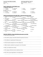ENGLISH WRITTEN TEST 12 docx