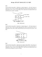 Bài tập LIÊN kết TRONG kết cấu THÉP