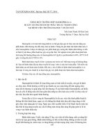 Báo cáo nghiên cứu khoa học: 