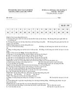 Đề kiểm tra chất lượng môn vật lí lớp 12 Năm học : 2011- Mã đề : 595 pdf
