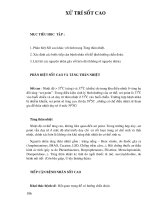 Điều trị nội khoa - XỬ TRÍ SỐT CAO docx