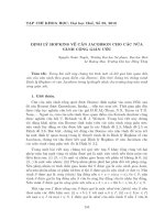 Báo cáo nghiên cứu khoa học: 