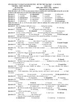 ĐỀ THI THỬ ĐẠI HỌC – CAO ĐẲNG TRƯỜNG THPT THANH HÀ NĂM 2011 docx