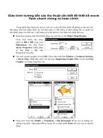 Giáo trình hướng dẫn các thủ thuật cần biết để thiết kế movie flash nhanh chóng và hoàn chỉnh phần 1 pdf