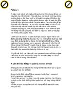 Giáo trình hướng dẫn thực hiện bảo mật cho hệ thống để tránh các nguy hiểm từ internet phần 6 pot