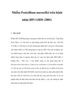 Nhiễm Penicillium marneffei trên bệnh nhân HIV/AIDS (2001) pps