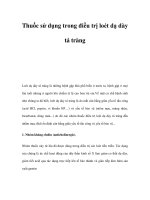 Thuốc sử dụng trong điều trị loét dạ dày tá tràng pptx