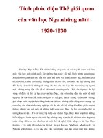 Tính phức điệu Thế giới quan của văn học Nga những năm 1920-1930 doc