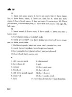 NHỮNG ĐỘNG TỪ ĐẶT BIỆT 16 ppt