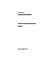 oxford handbook of commercial correspondence phần 1 docx