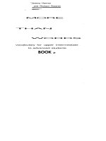 more than words book 2 phần 1 pptx