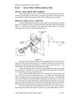 Thí nghiệm lỹ thuật điện - Bài 7 pps