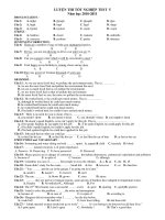 LUYỆN THI TỐT NGHIỆP TEST 5 Năm học 2010-2011 pot