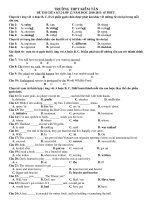 ĐỀ THI GIỮA KÌ 2 LỚP 12 NĂM HỌC 2010-2011 - TRƯỜNG THPT KIÊM TÂN ppt