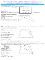 những bài toán hay nhất lớp 5 phần 5 pot