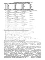 Đề luyện thi Tốt nghiệp và Đại học Năm 2011 – Đề 17 pptx