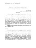 Báo cáo nghiên cứu khoa học: 