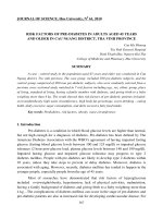 Báo cáo nghiên cứu khoa học: 