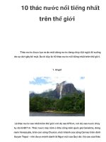 10 thác nước nổi tiếng nhất trên thế giới pps